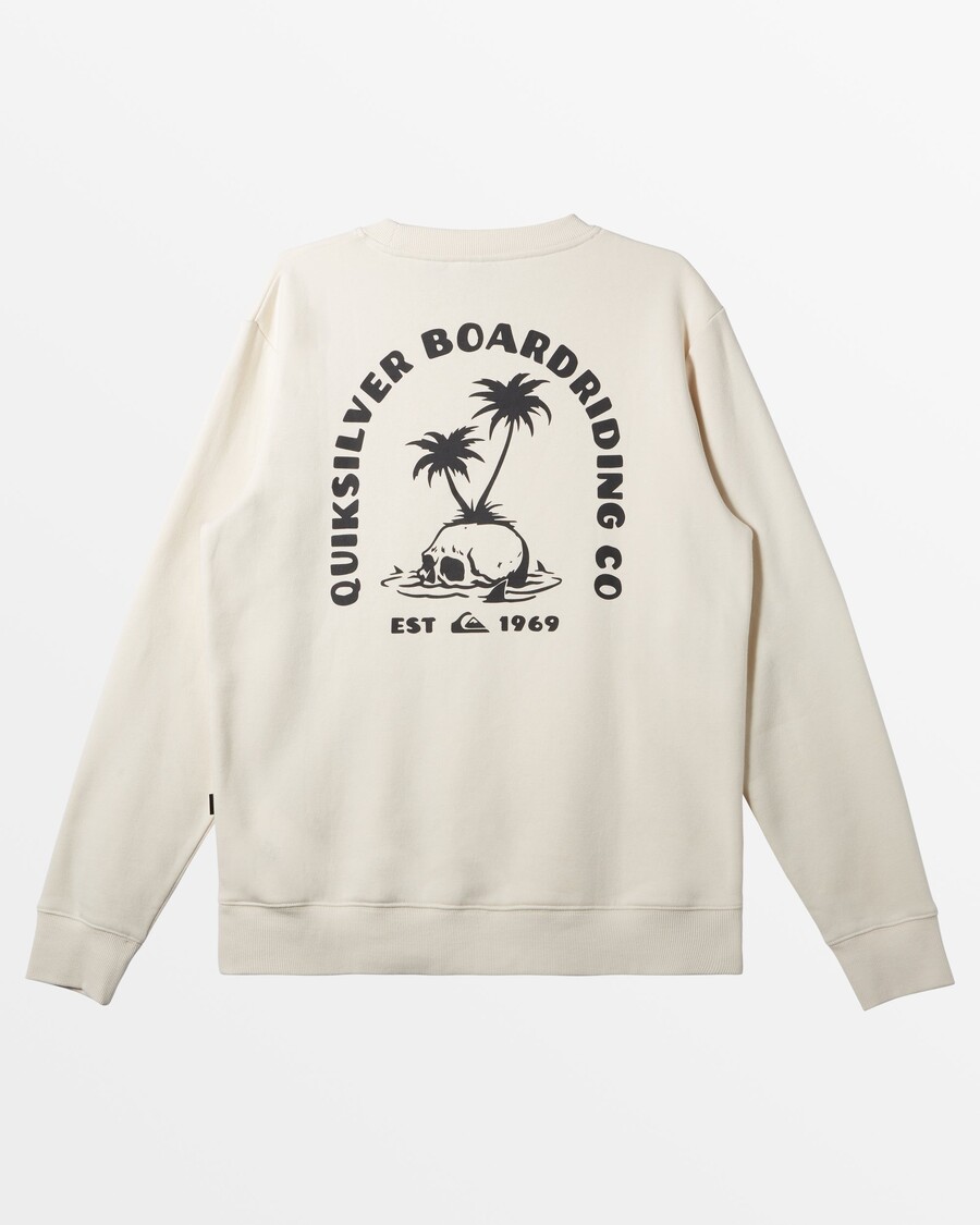 Quik Silver Surf The Earth Sweatshirt - Birch