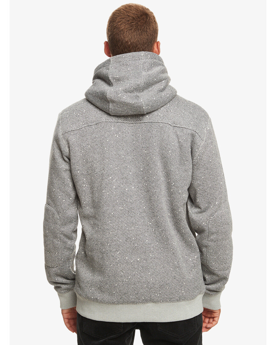 Mikina Na Zip Quik Silver Cypress Keller - Světle šedý Vřes