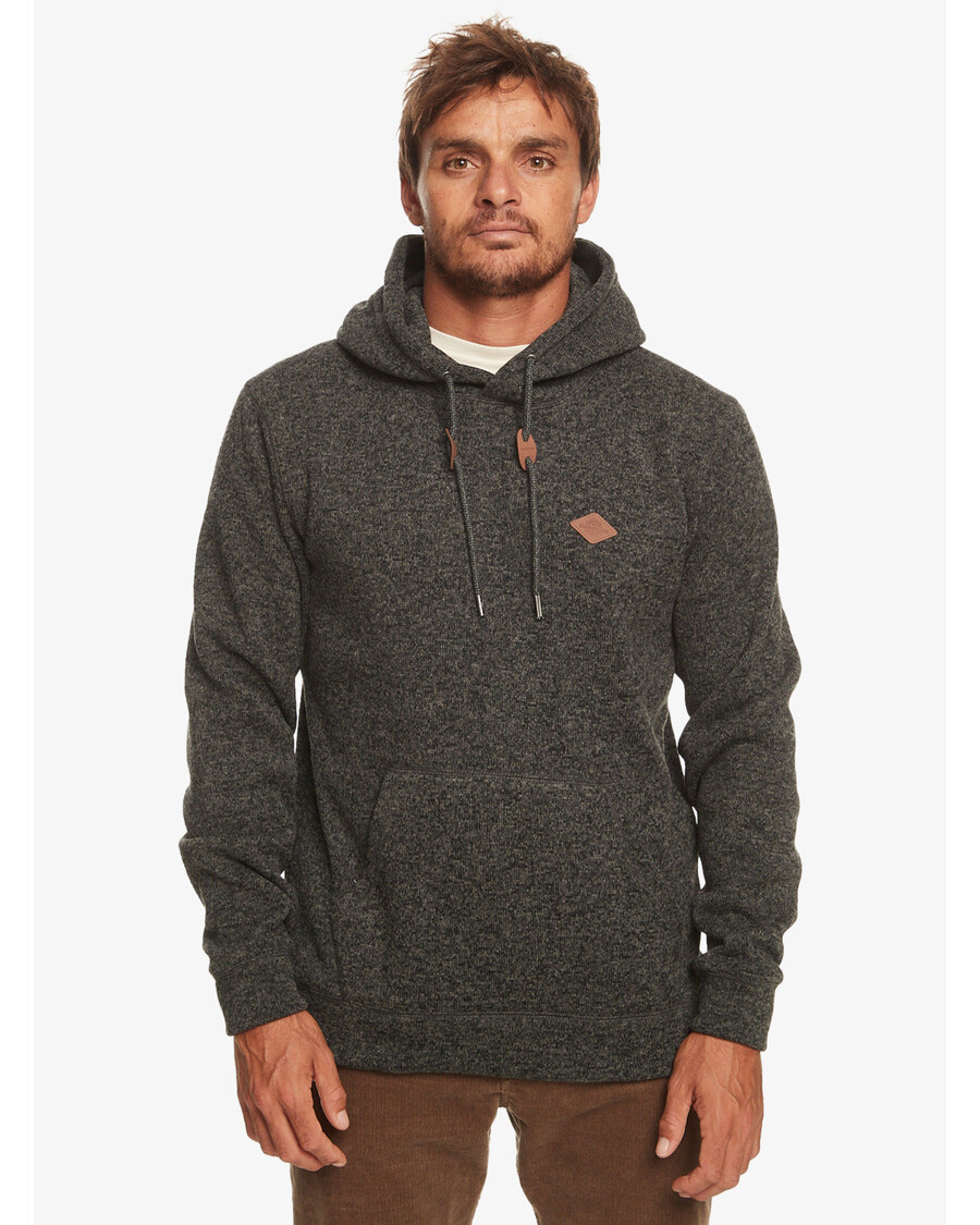 Quik Silver Keller Fleece Top - Dark Grey Heather