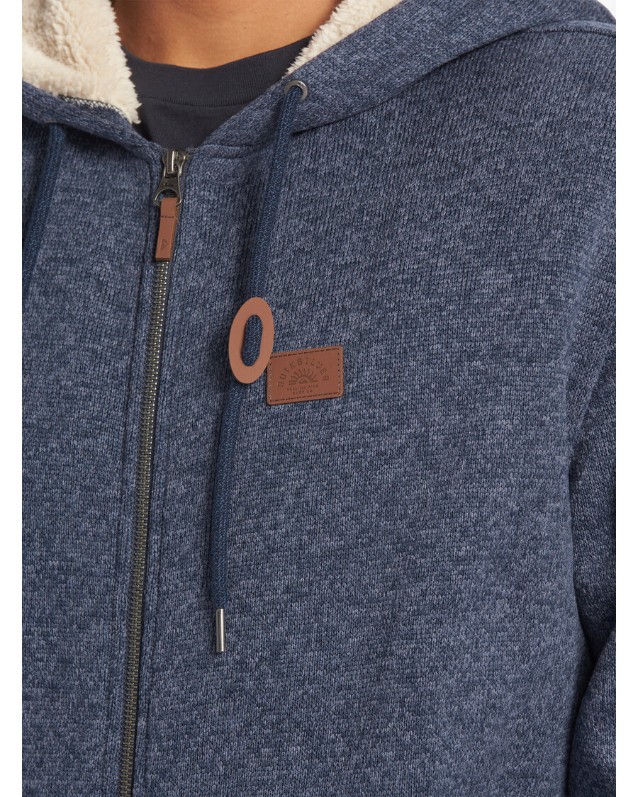 Quiksilver Keller Zip Hoodie - Blazer Navy Heather