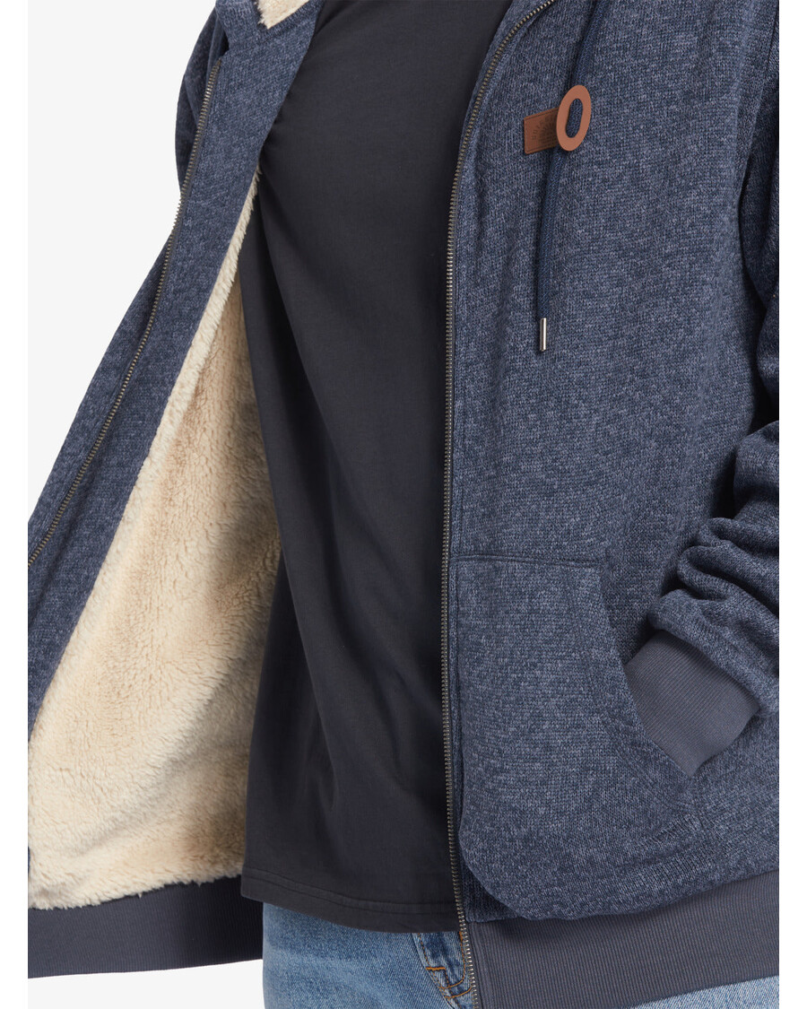 Quiksilver Keller Zip Hoodie - Blazer Navy Heather