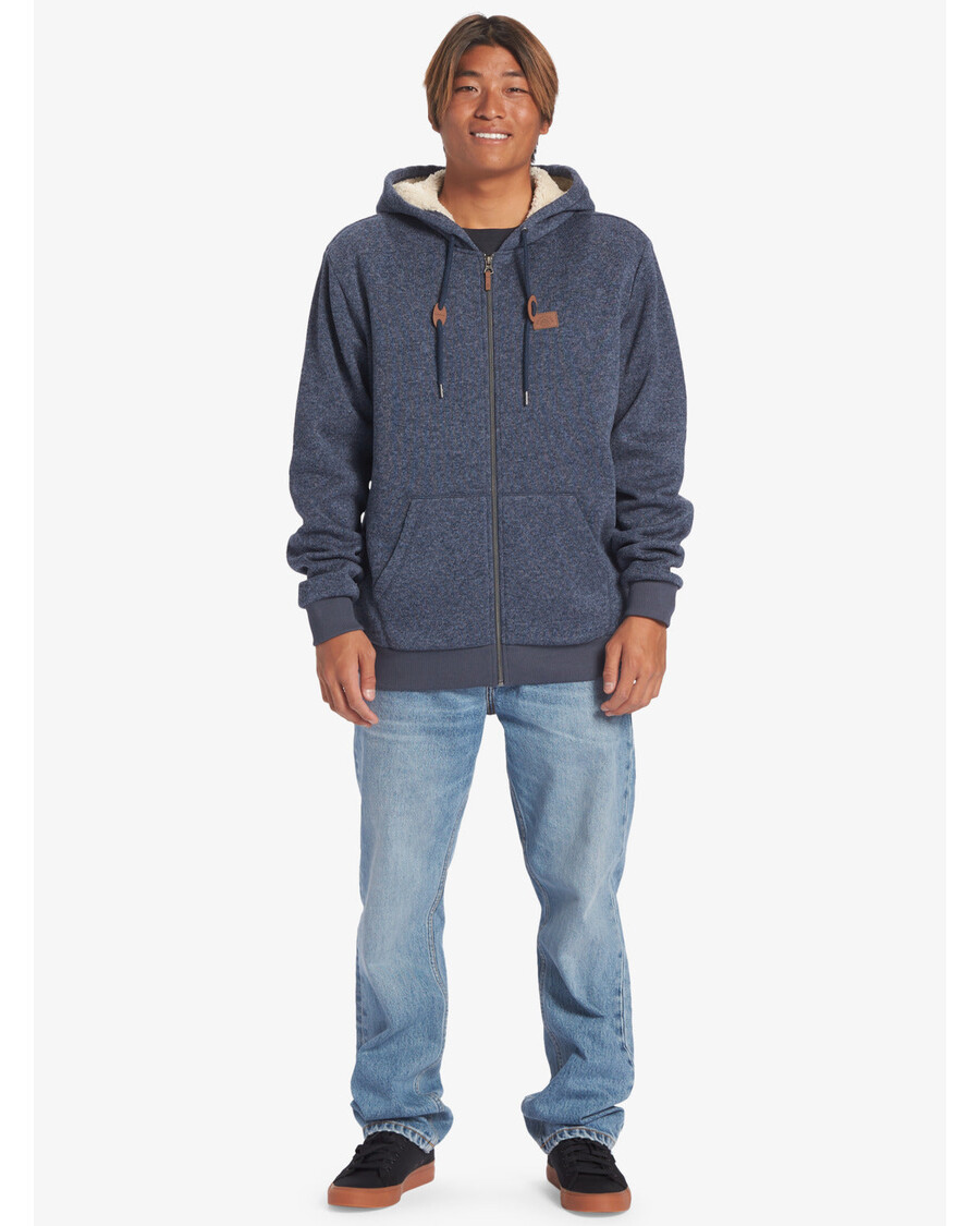 Quiksilver Keller Zip Hoodie - Blazer Navy Heather