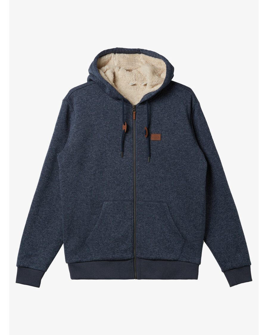 Quik Silver Keller Zip Hoodie - Navy Blazer Heather