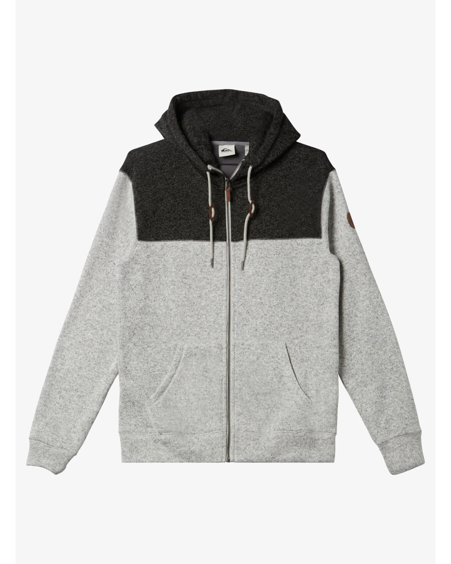 Quik Silver Keller Zip Hoodie - Light Grey Heather