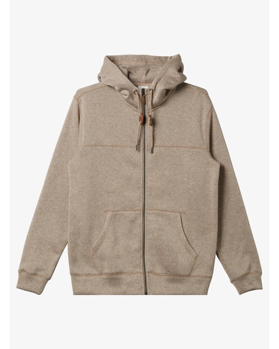 Quik Silver Keller Zip Hoodie - Goat Heather
