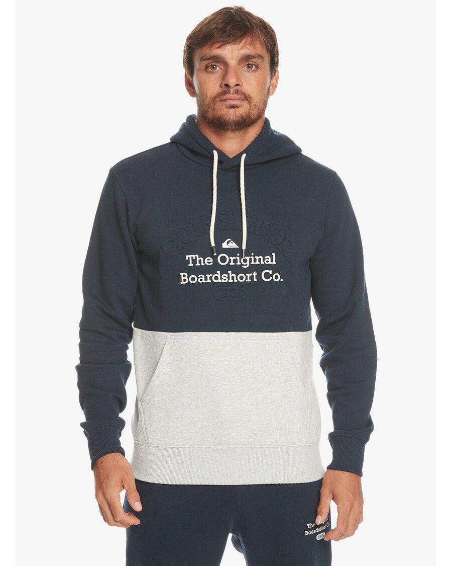 Quik Silver Emboss Hoodie - Navy Blazer