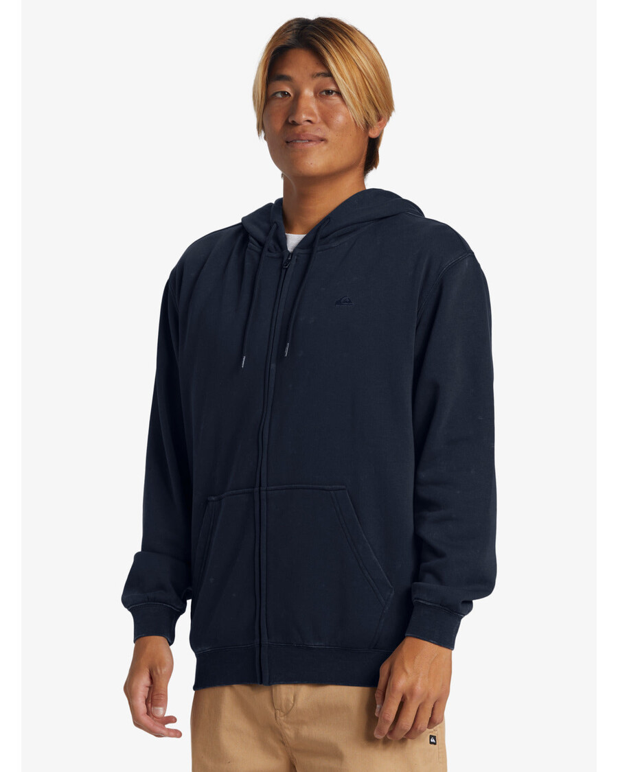 Quik Silver Salt Water Zip Hoodie - Dark Navy