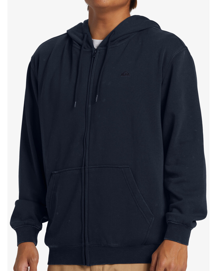 Quik Silver Salt Water Zip Hoodie - Dark Navy