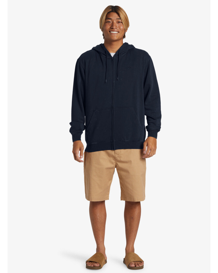 Quik Silver Salt Water Zip Hoodie - Dark Navy