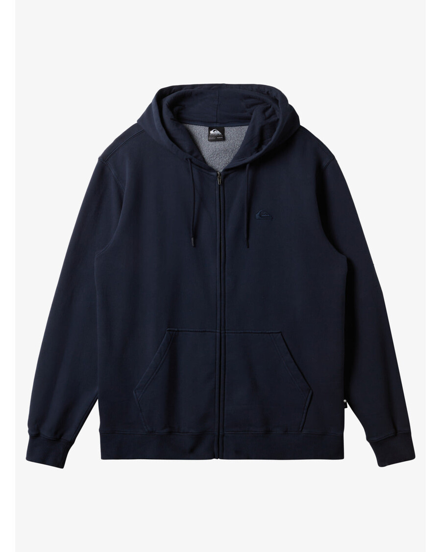 Quiksilver Saltvatten Luvtröja Med Dragkedja - Mörk Marinblå