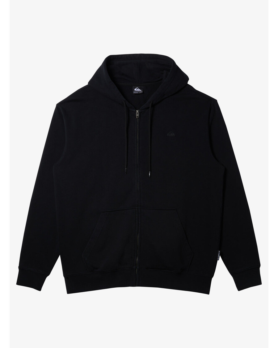 Moletom Quiksilver Com Zíper E água Salgada - Preto