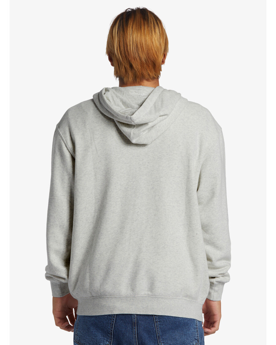 Quiksilver Mikina Na Zips So Slanou Vodou - Biely Mramorový Vres