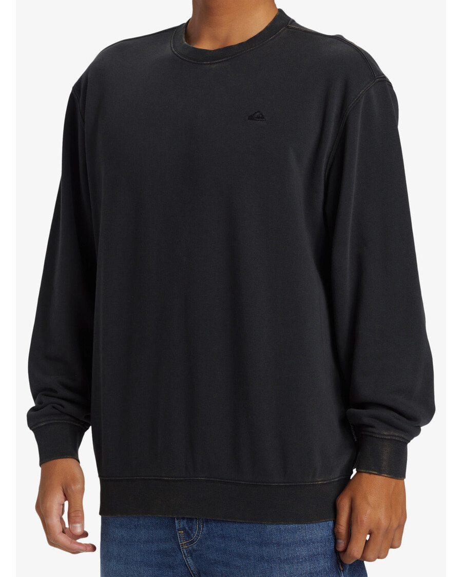 Kaus Leher Awak Air Garam Quiksilver - Hitam