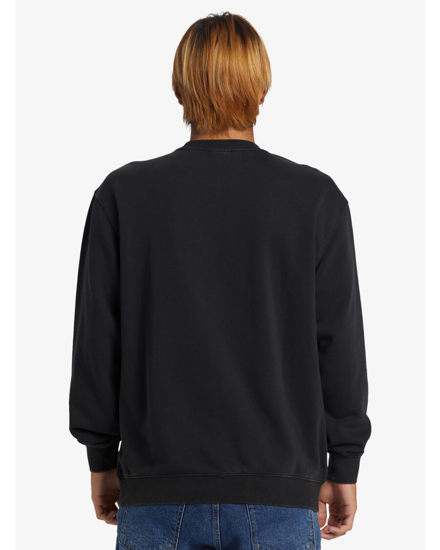 Kaus Leher Awak Air Garam Quiksilver - Hitam