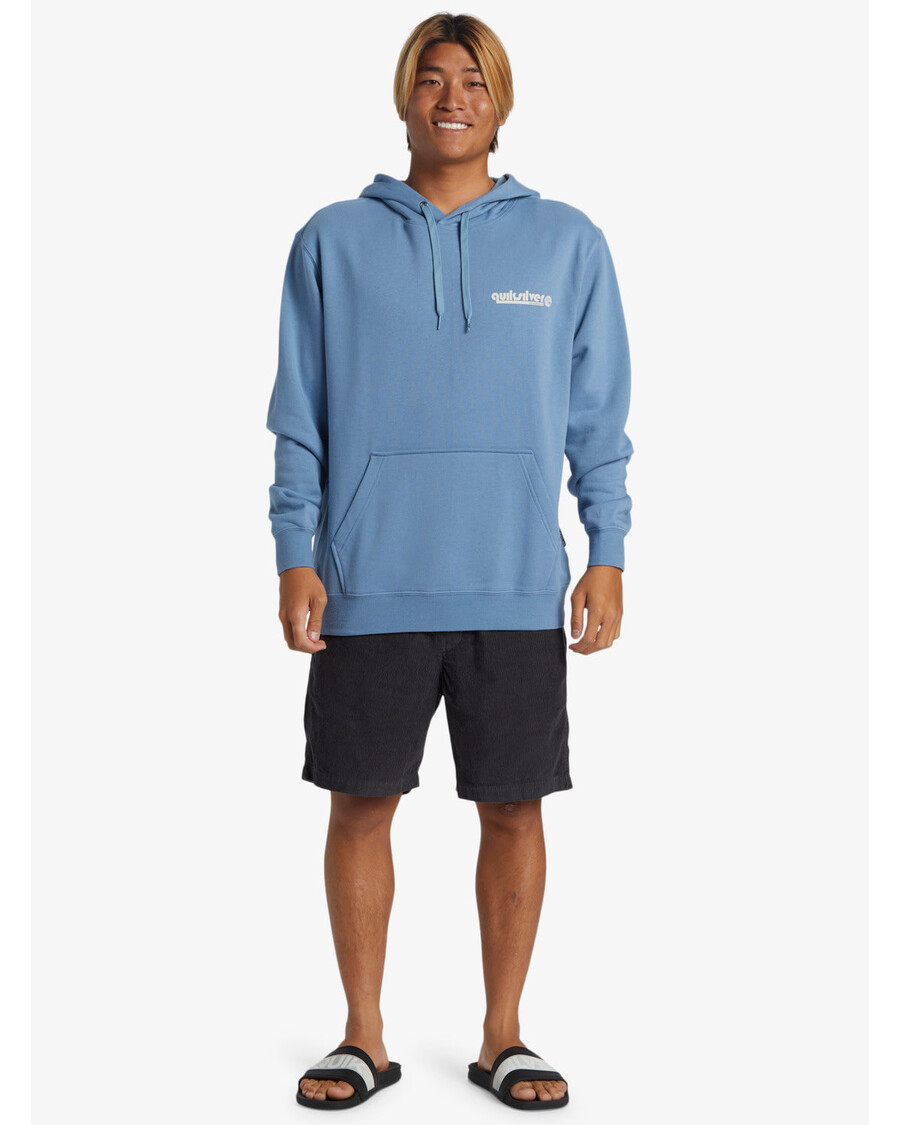 Quiksilver Graphic Mix Hoodie - μπλε σκιά