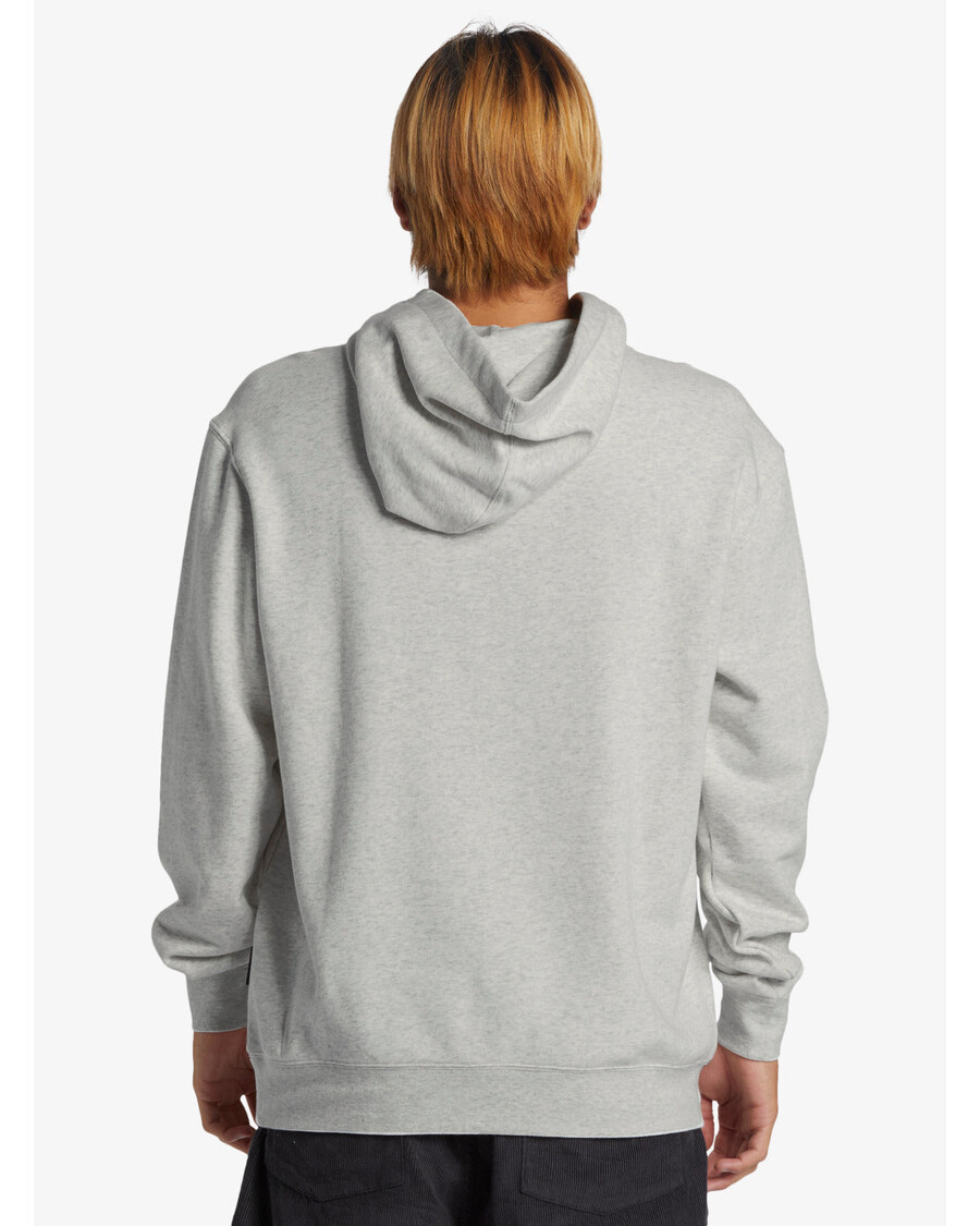 Quik Silver Graphic Mix Hoodie - White Marble Heather