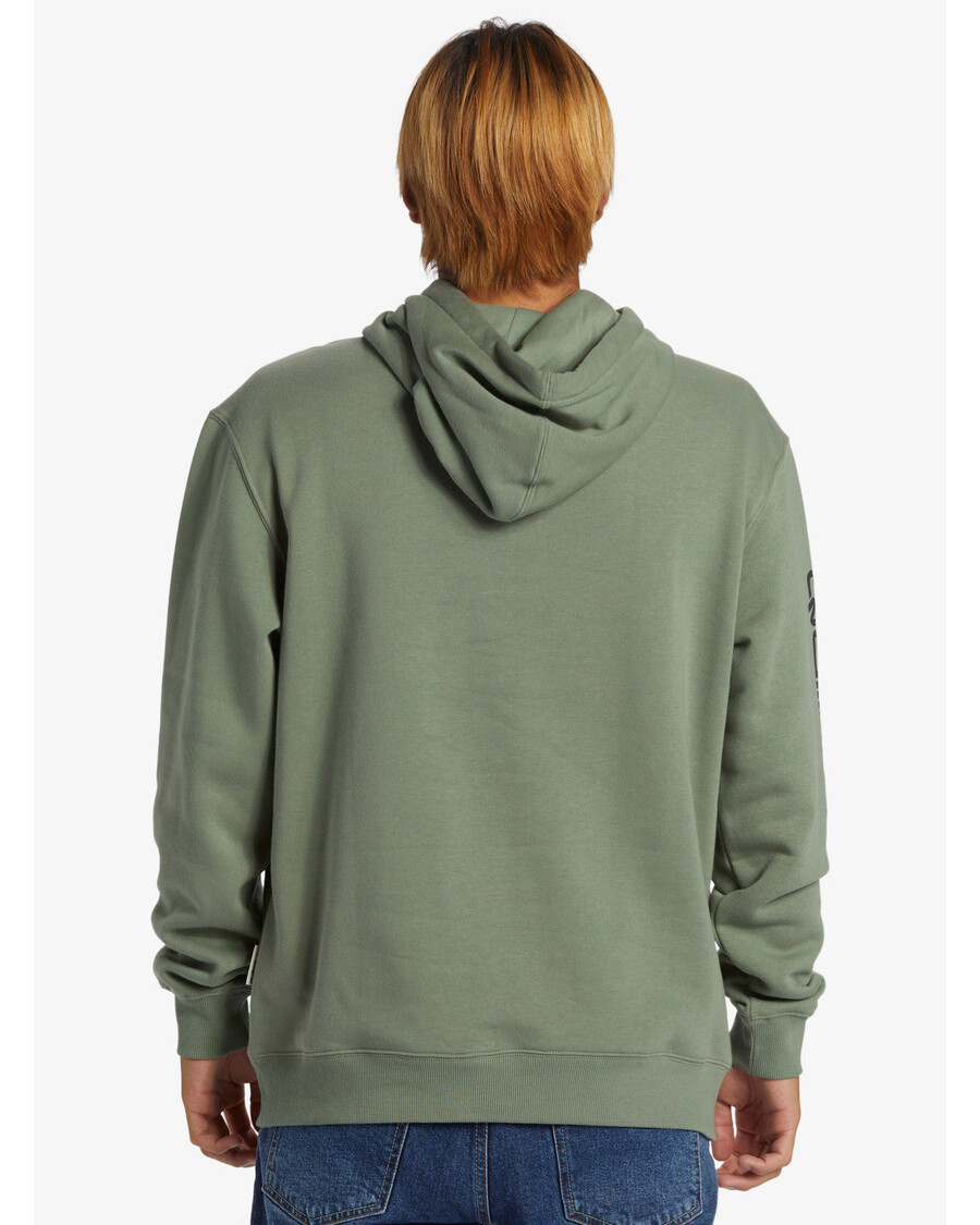 куиксилвер омни лого хоодие - морски спреј