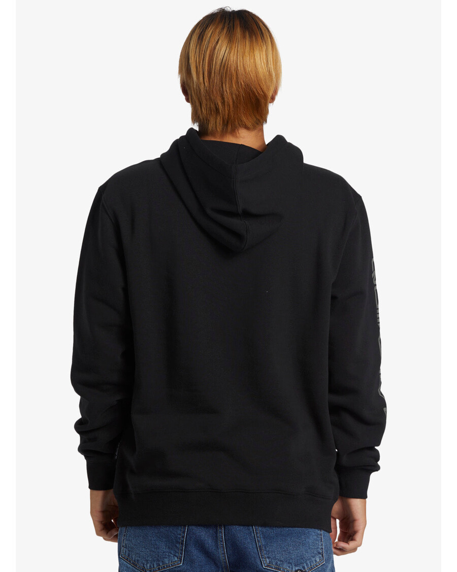 Mikina S Kapucí Quiksilver Omni Logo - černá