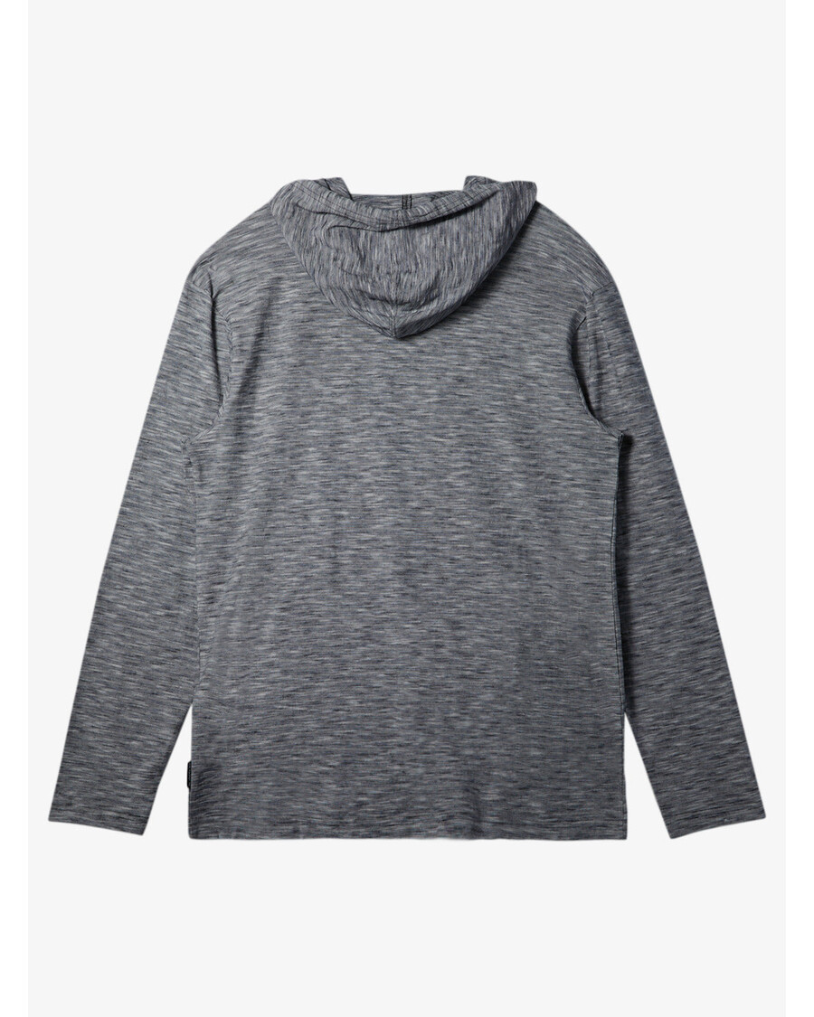 Quik Silver Ramblas Hoodie Crew Neck Top - Tarmac Kentin Hoody