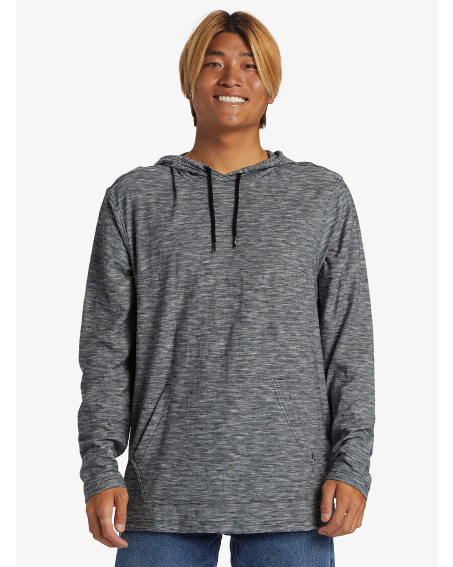 Quik Silver Ramblas Hoodie Crew Neck Top - Tarmac Kentin Hoody