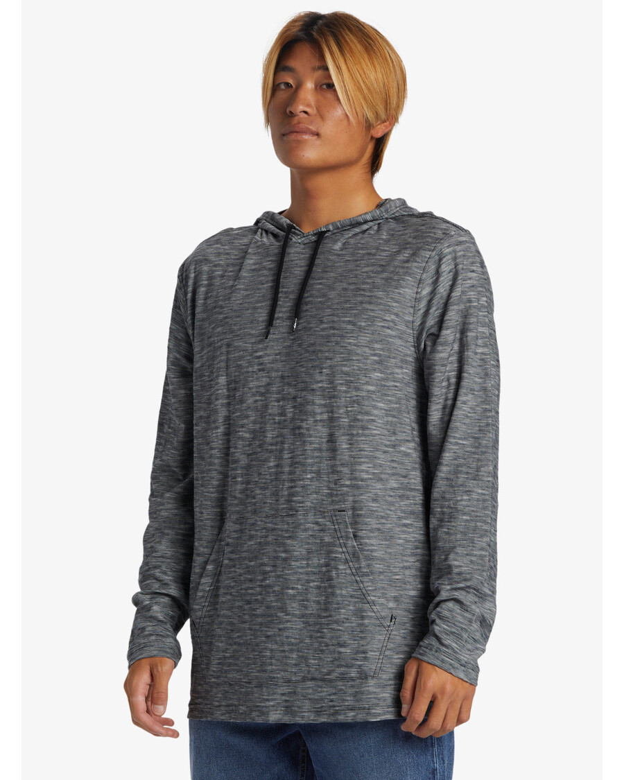 Quik Silver Ramblas Hoodie Crew Neck Top - Tarmac Kentin Hoody