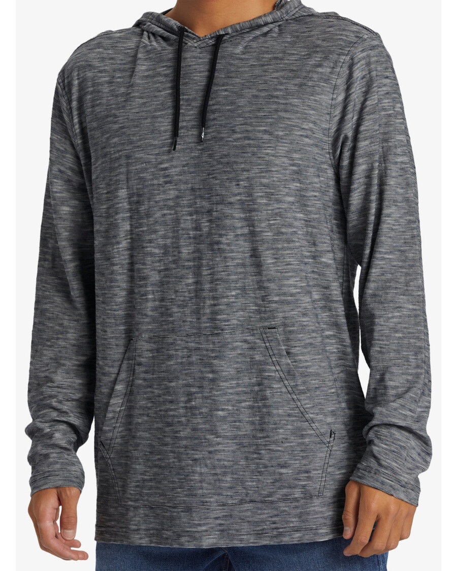 Quik Silver Ramblas Hoodie Crew Neck Top - Tarmac Kentin Hoody