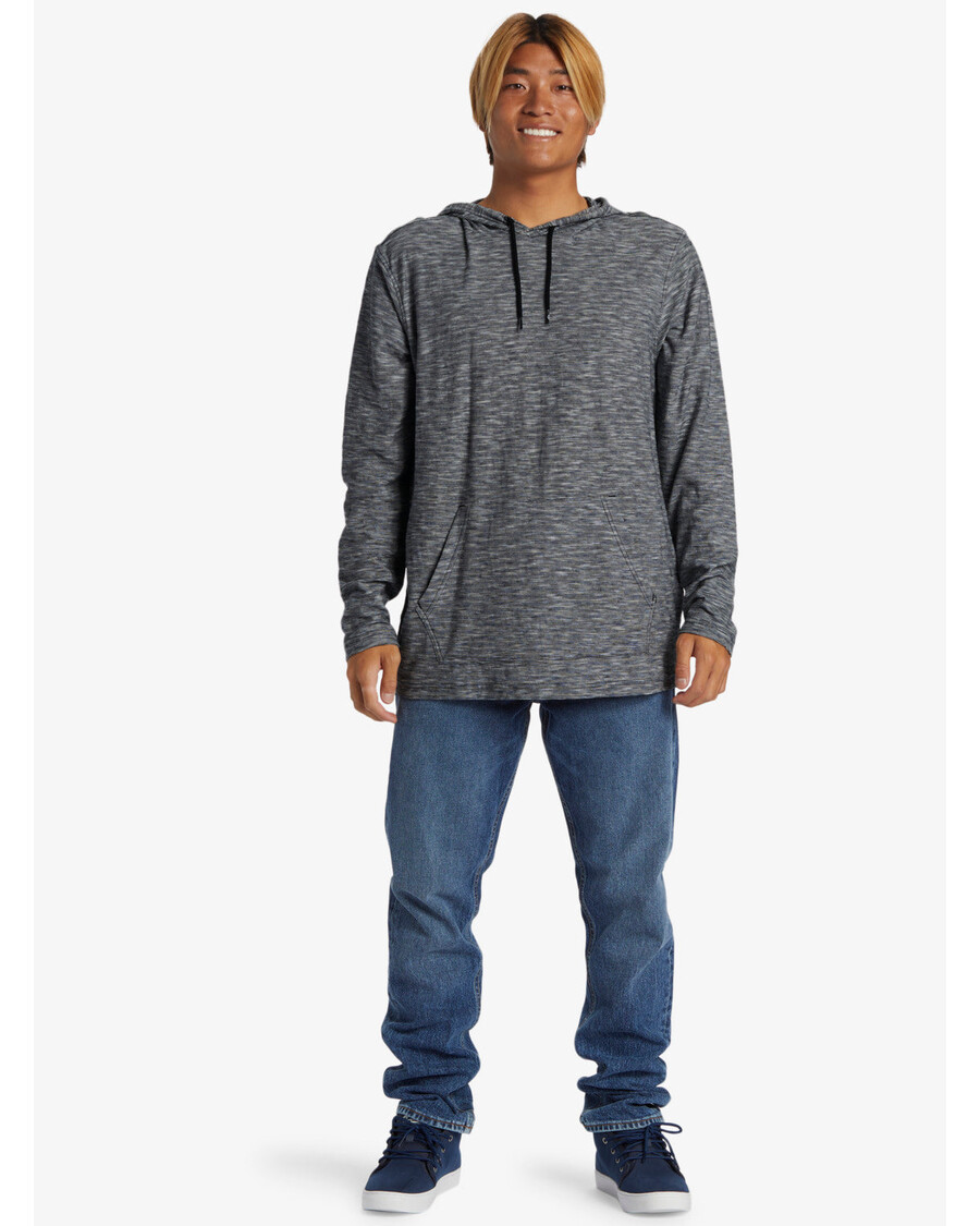 Quik Silver Ramblas Hoodie Crew Neck Top - Tarmac Kentin Hoody