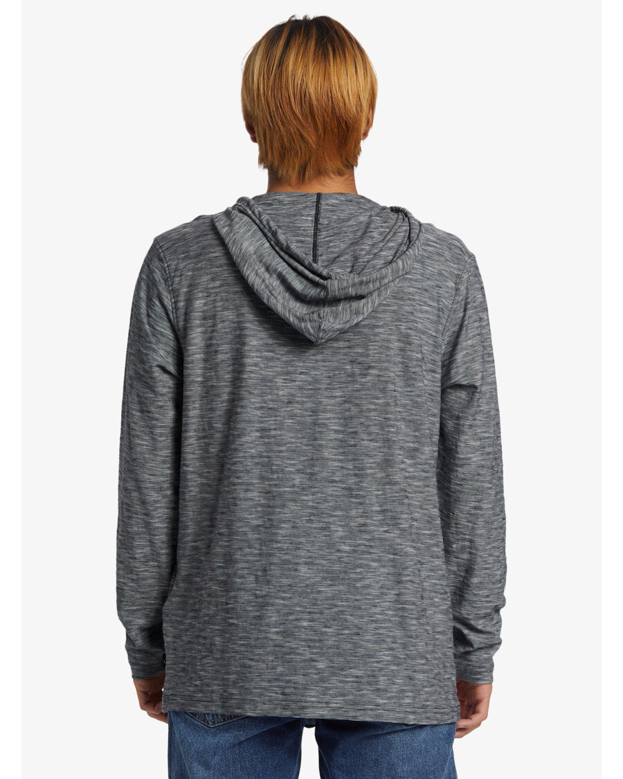 Quik Silver Ramblas Hoodie Crew Neck Top - Tarmac Kentin Hoody