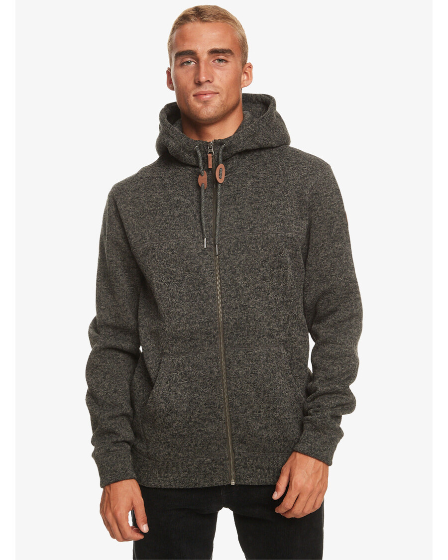 Quik Silver Keller Zip Hoodie - Dark Grey Heather