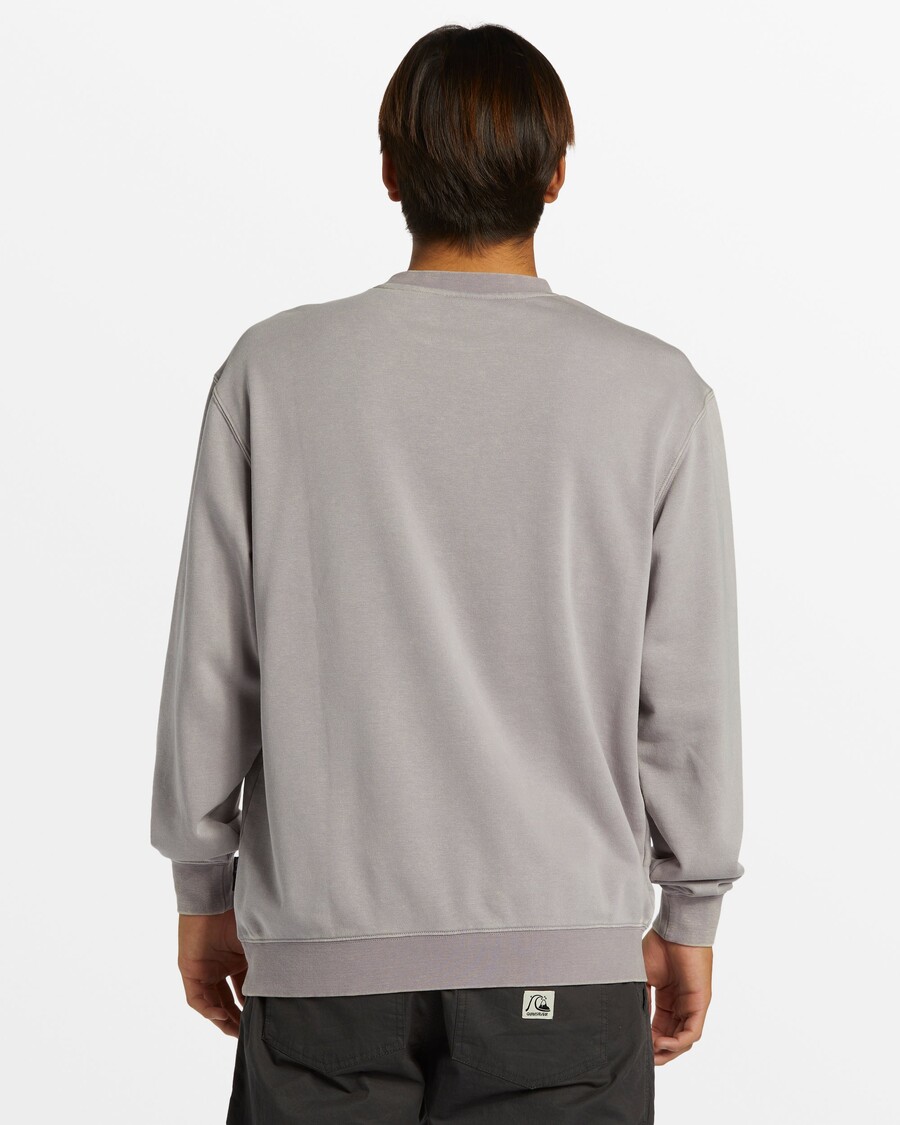 Quik Silver Salt Water Crew Neck Sweatshirt - Minimal Gray