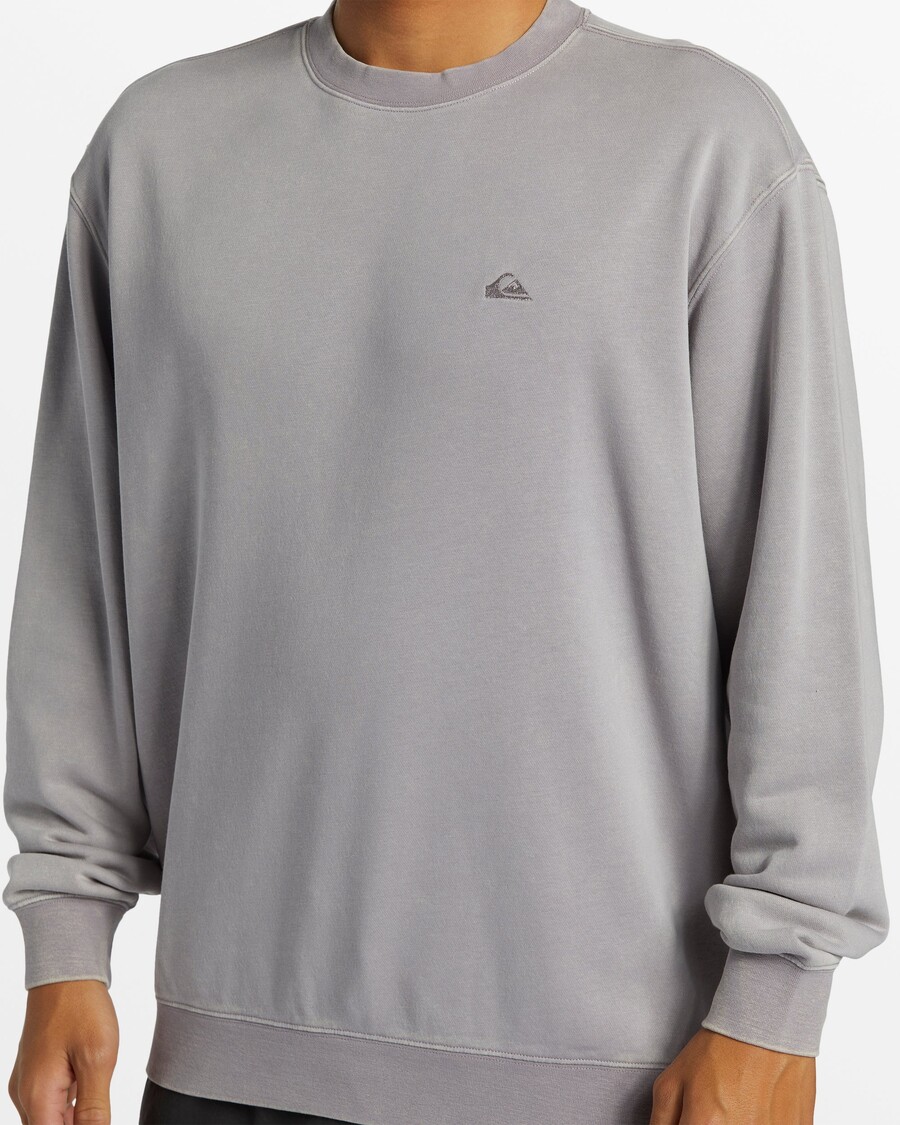 Quik Silver Salt Water Crew Neck Sweatshirt - Minimal Gray