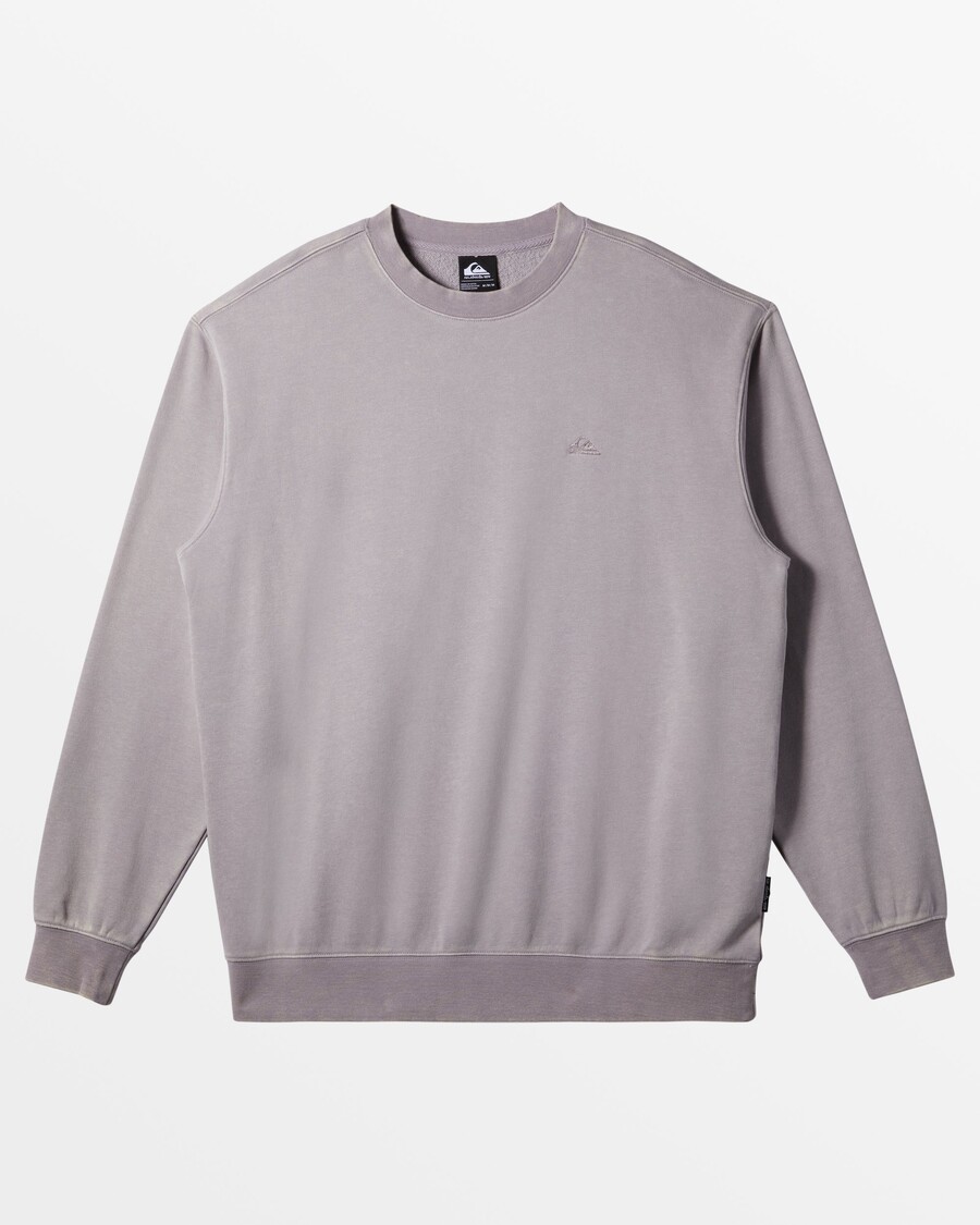 Quik Silver Salt Water Crew Neck Sweatshirt - Minimal Gray