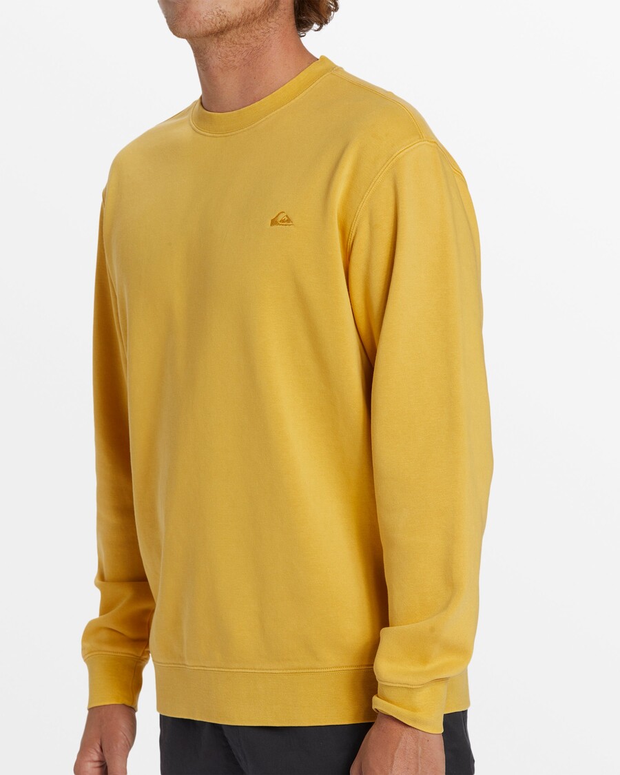 Quik Silver Salt Water Crew Neck Sweatshirt - Ochre
