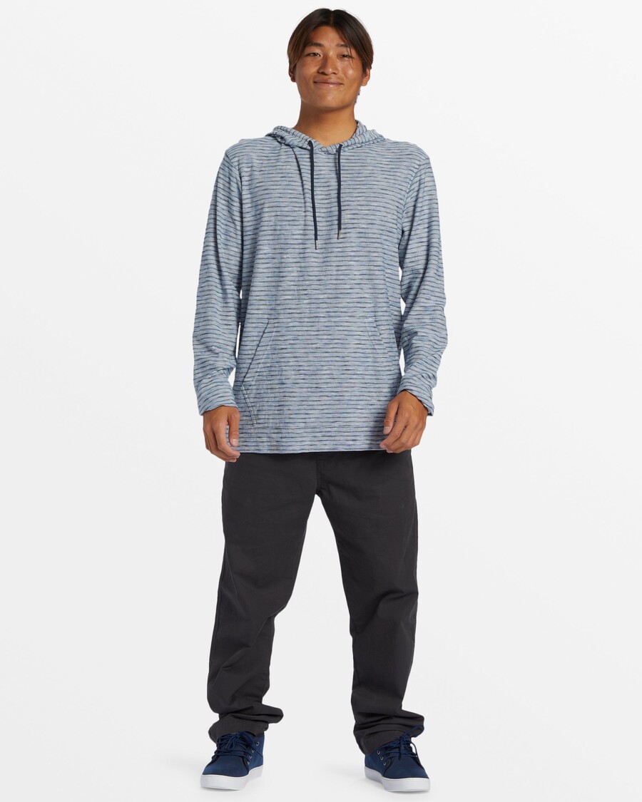 Quik Silver Ramblas Hoodie Crew Neck Top - Ramblas Hoodie Dark Navy