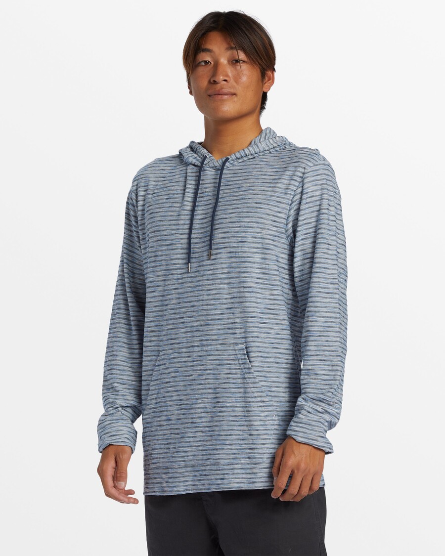 Quik Silver Ramblas Hoodie Crew Neck Top - Ramblas Hoodie Dark Navy