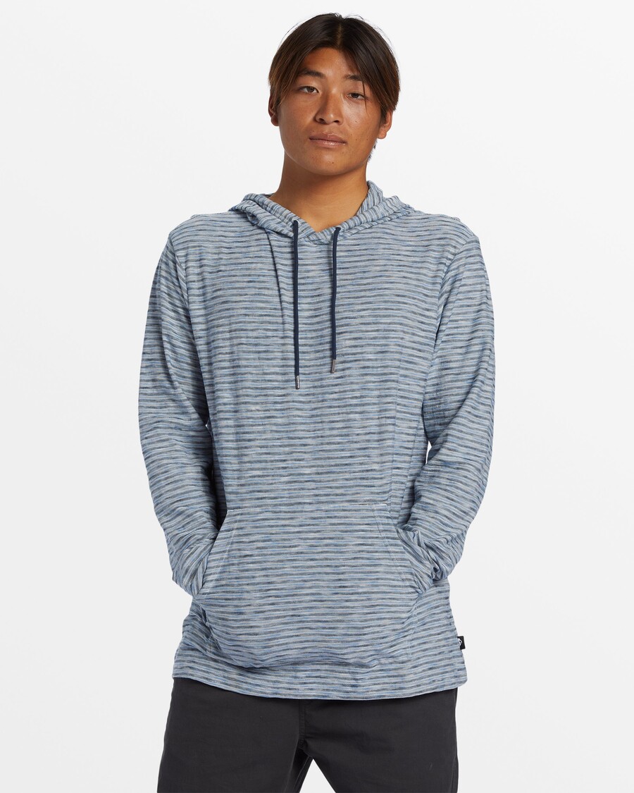Μπλουζάκι με κουκούλα Quiksilver Ramblas Crew Neck - Ramblas Hoodie Dark Navy