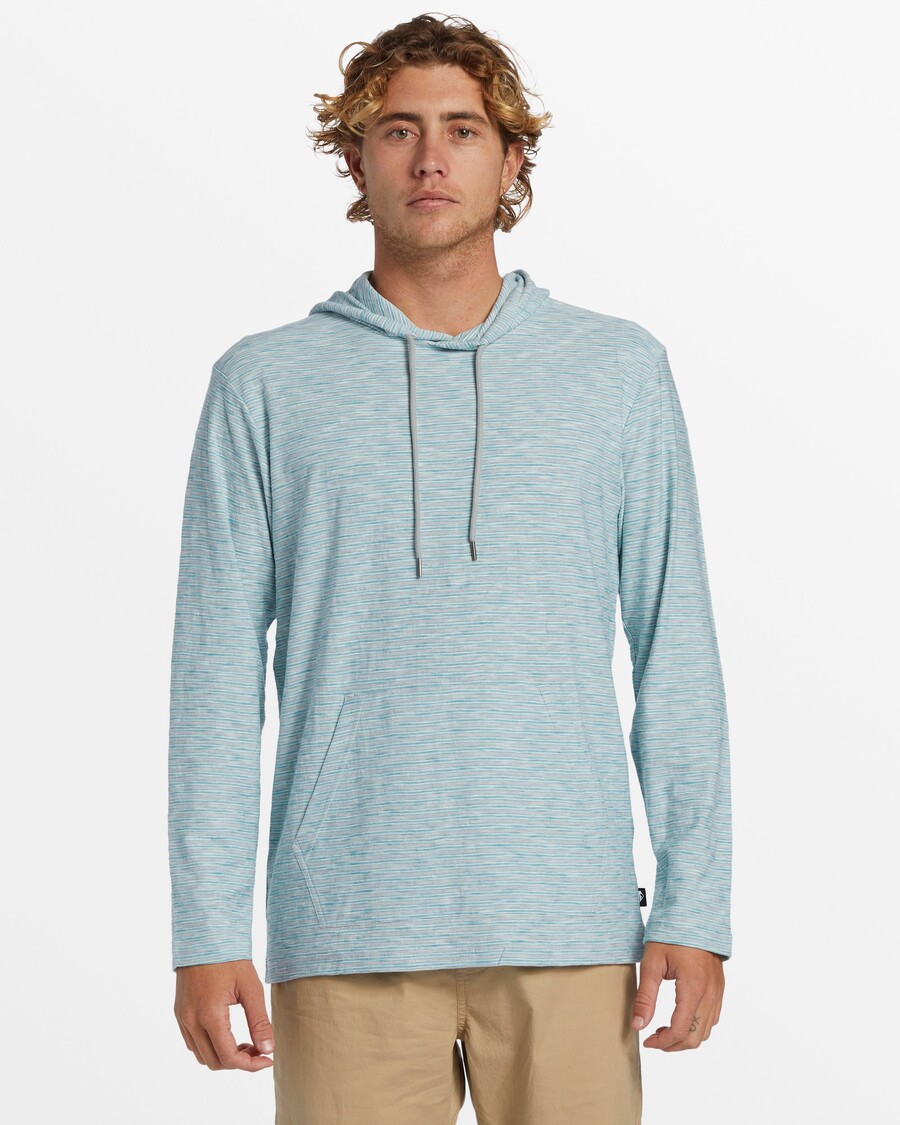 Μπλουζάκι με κουκούλα Quiksilver Ramblas Crew Neck - λατομείο Hoodie Ramblas