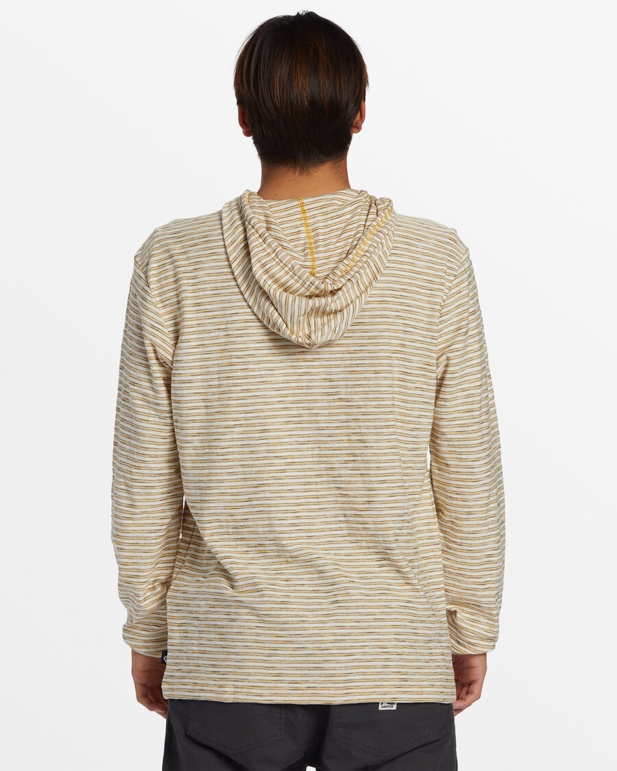 Quiksilver Ramblas Mikina S Kapucí A Výstřihem - Ramblas Mikina Okr