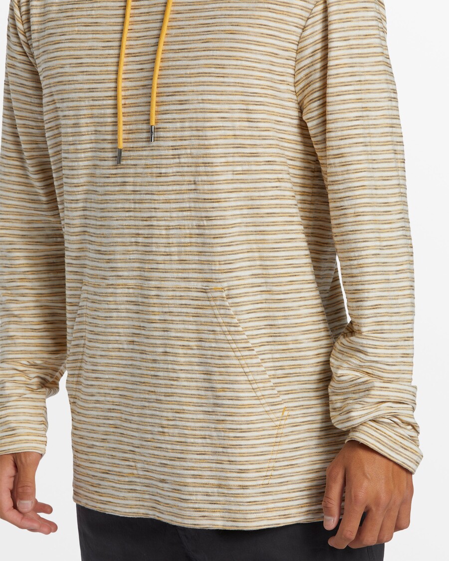 Quiksilver Ramblas Mikina S Kapucí A Výstřihem - Ramblas Mikina Okr