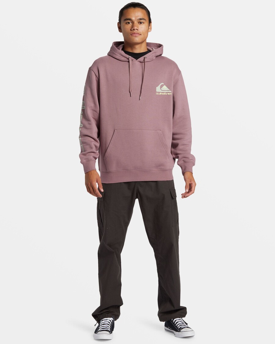 Quik Silver Omni Logo Hoodie - Grape Shake