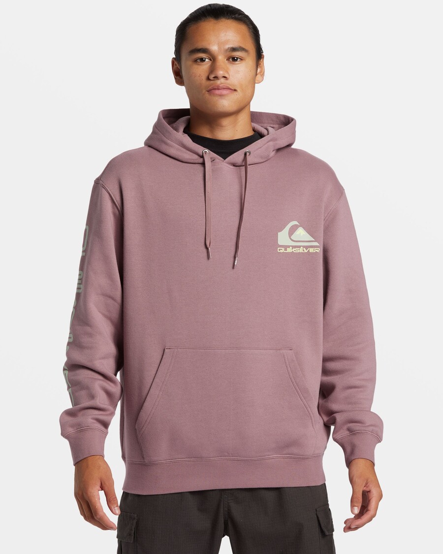 Quik Silver Omni Logo Hoodie - Grape Shake