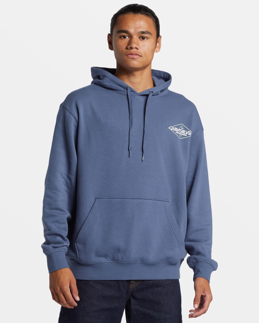 Quik Silver Sign Hoodie - Vintage Indigo