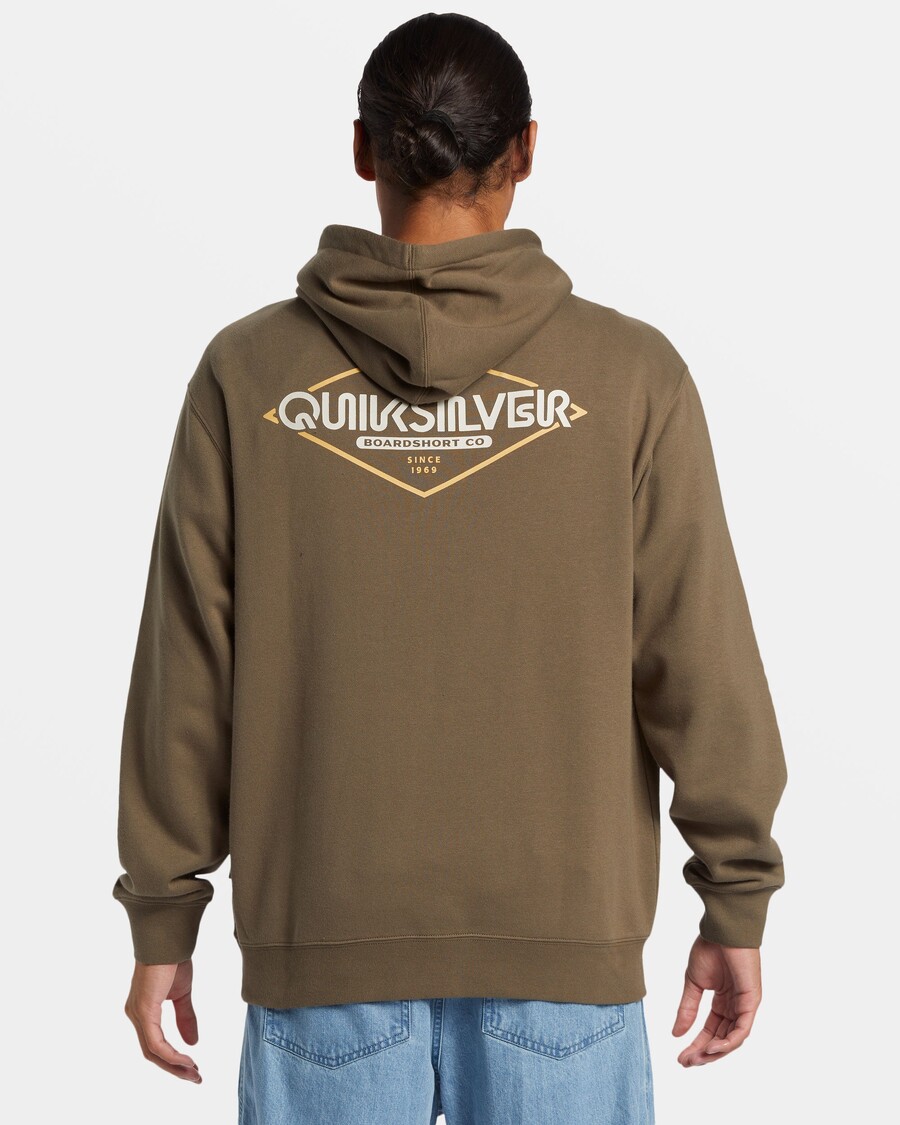 Quik Silver Sign Hoodie - Canteen