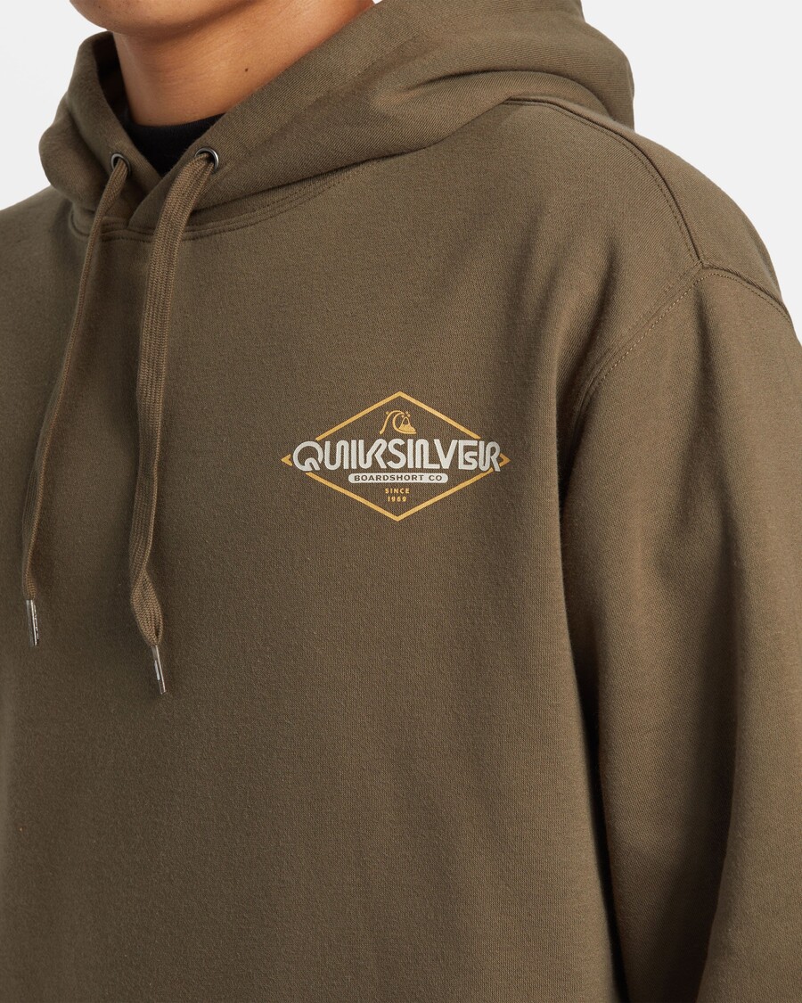 Quik Silver Sign Hoodie - Canteen