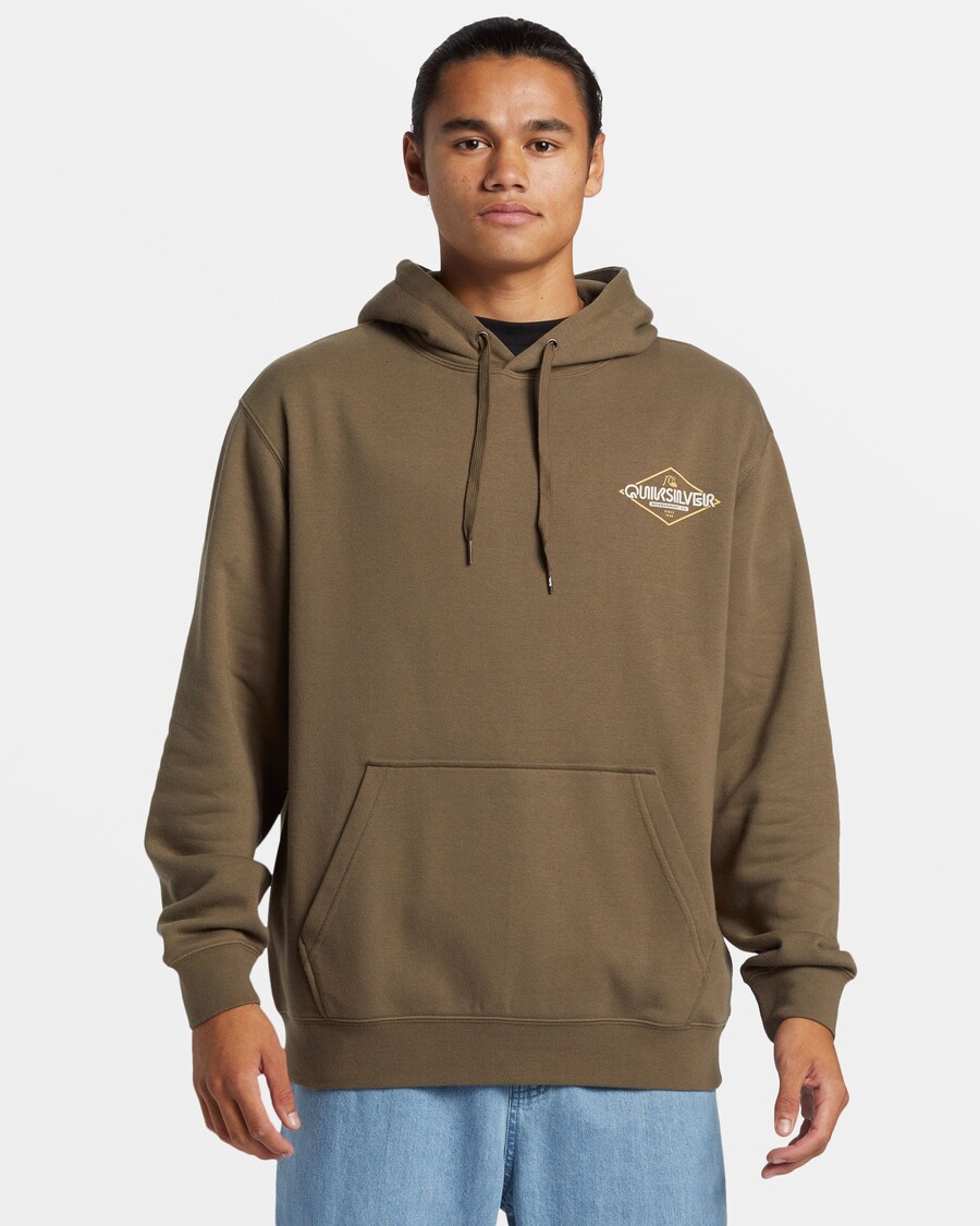 Quik Silver Sign Hoodie - Canteen
