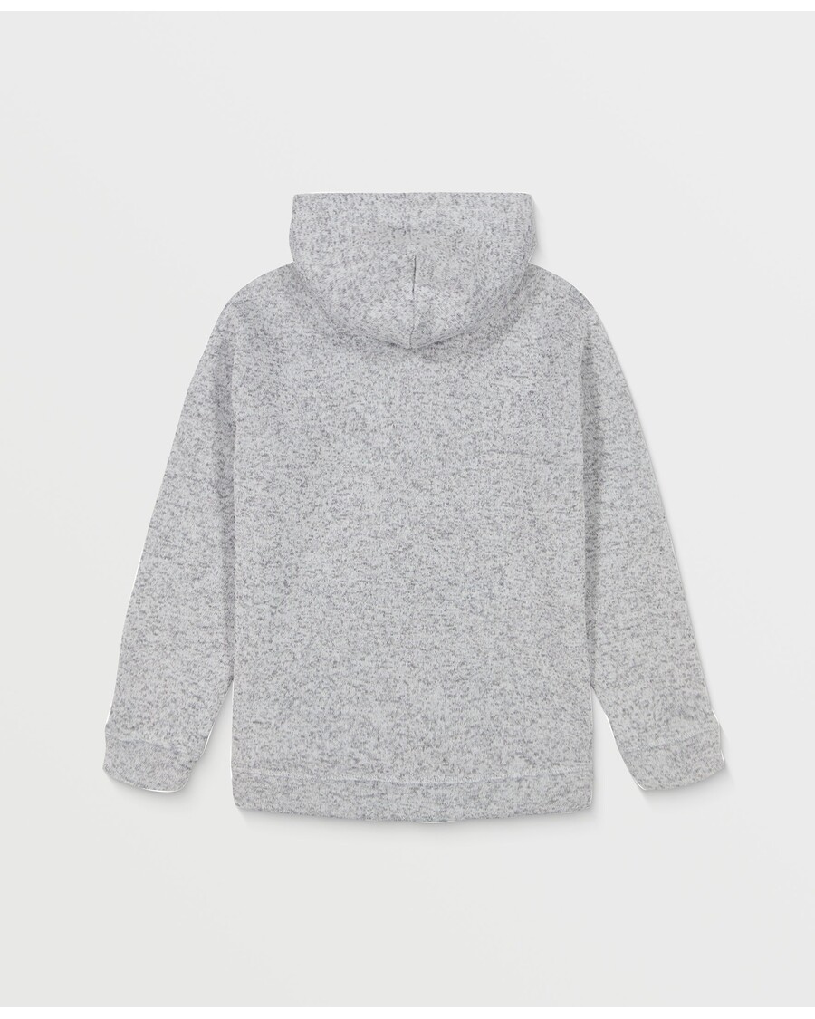 Quik Silver Keller Fleece Hoodie - Light Grey Heather