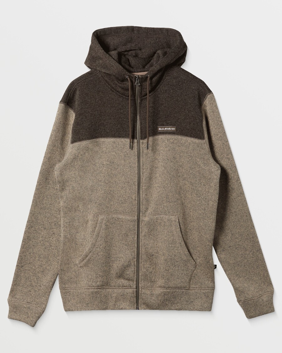 Mikina Quiksilver Keller Block Zips - Portabella Heather