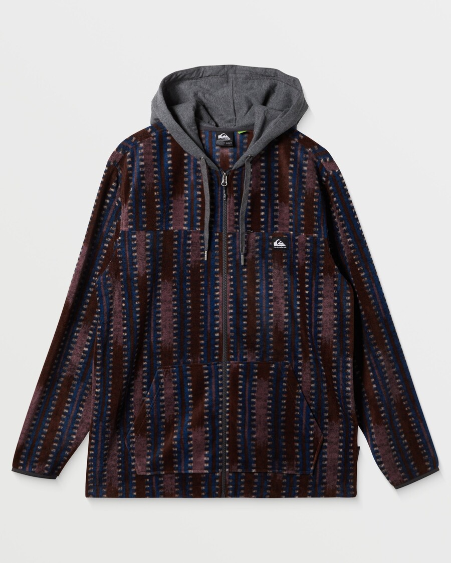 Quik Silver Surf Days Zip Hoodie - Grape Shake Surf Days Hoodie