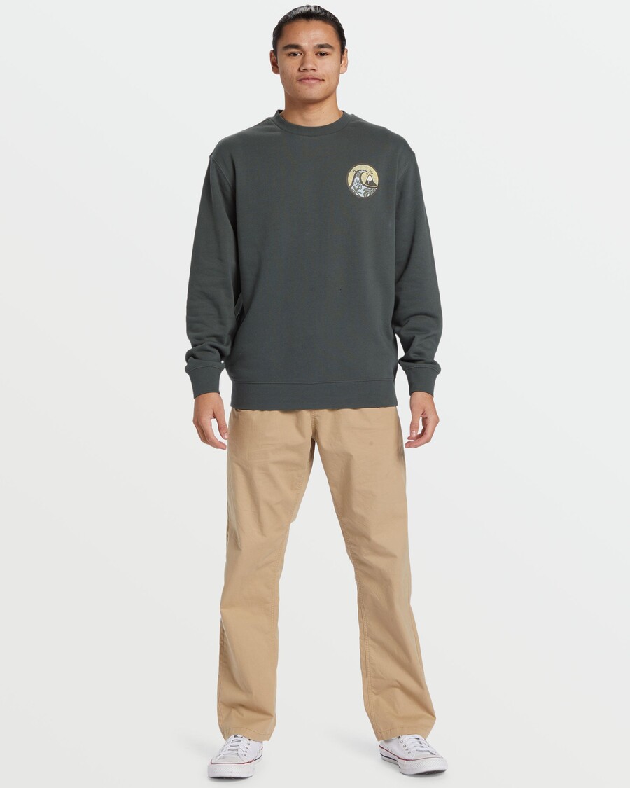 Quik Silver Graphic Crewneck Sweatshirt - Urban Chic