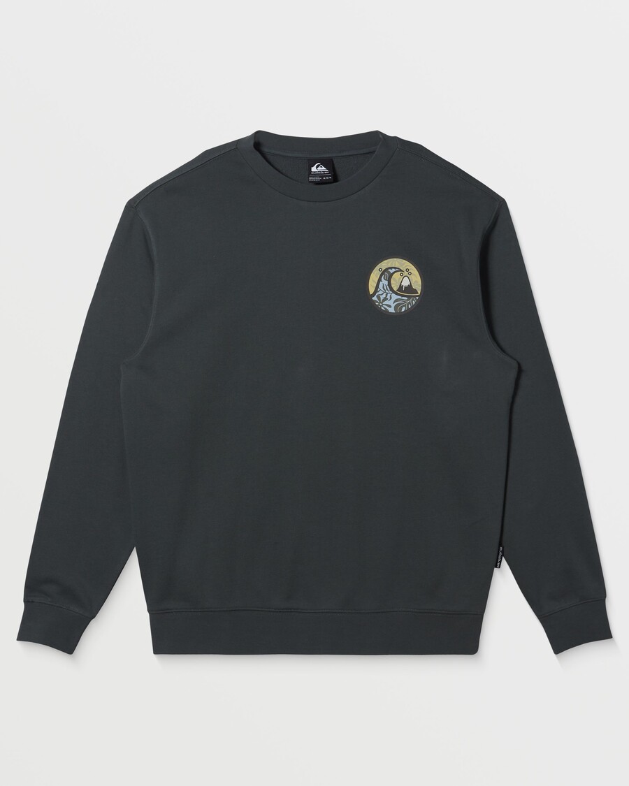 Quik Silver Graphic Crewneck Sweatshirt - Urban Chic